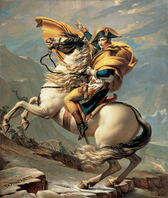 Bonaparte Crossing the Alps at Grand-Saint-Bernard